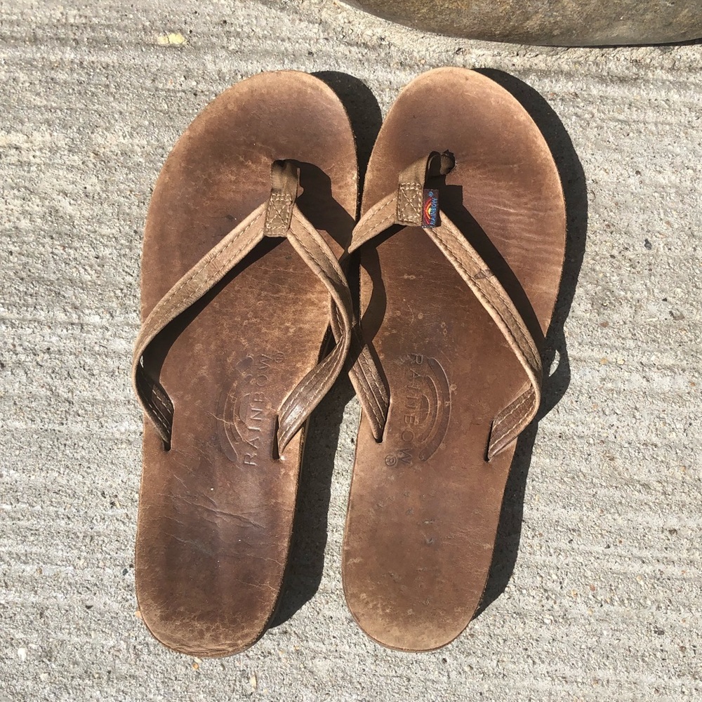 Size 8 rainbow sandals